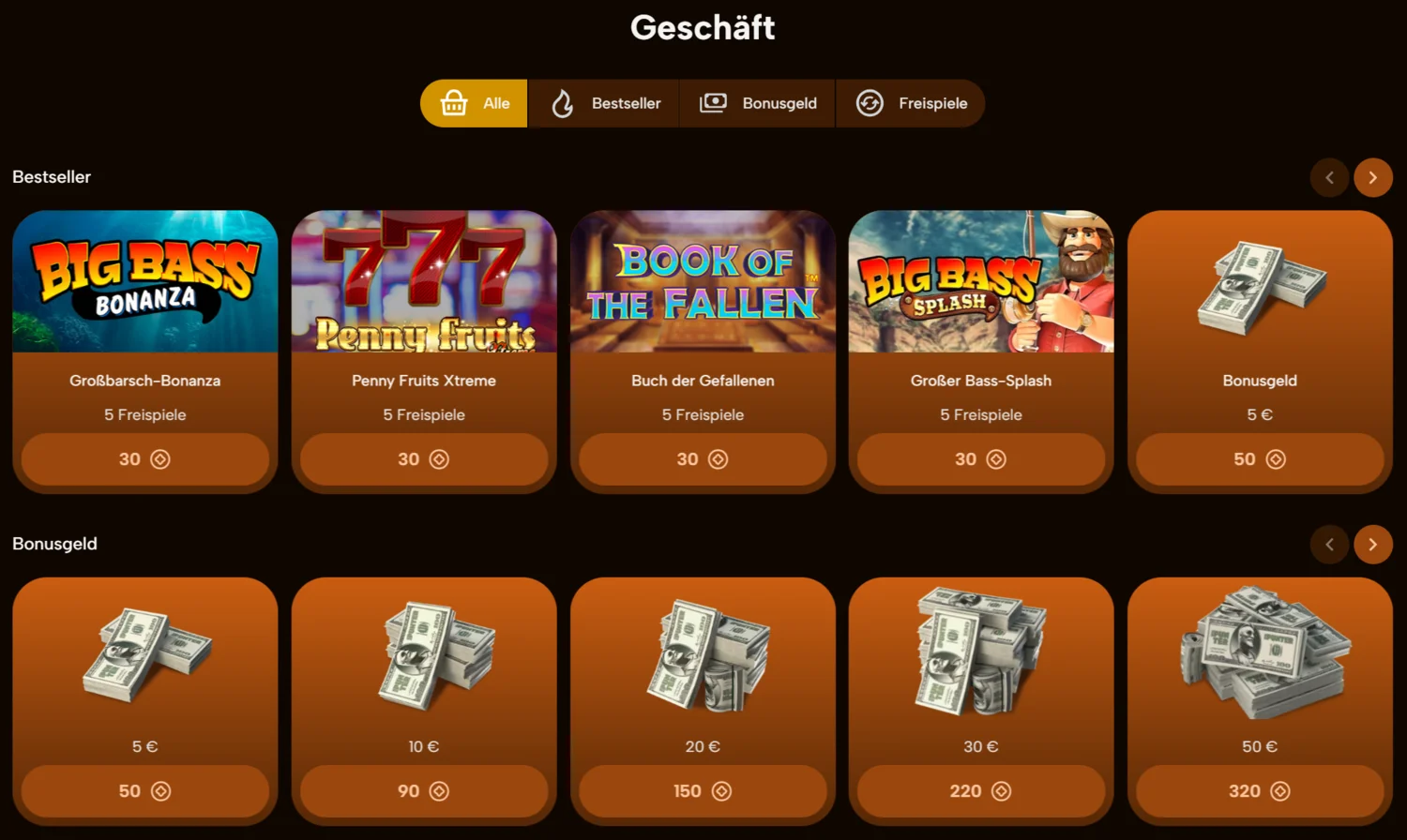 Strom Strike Casino Bonusshop