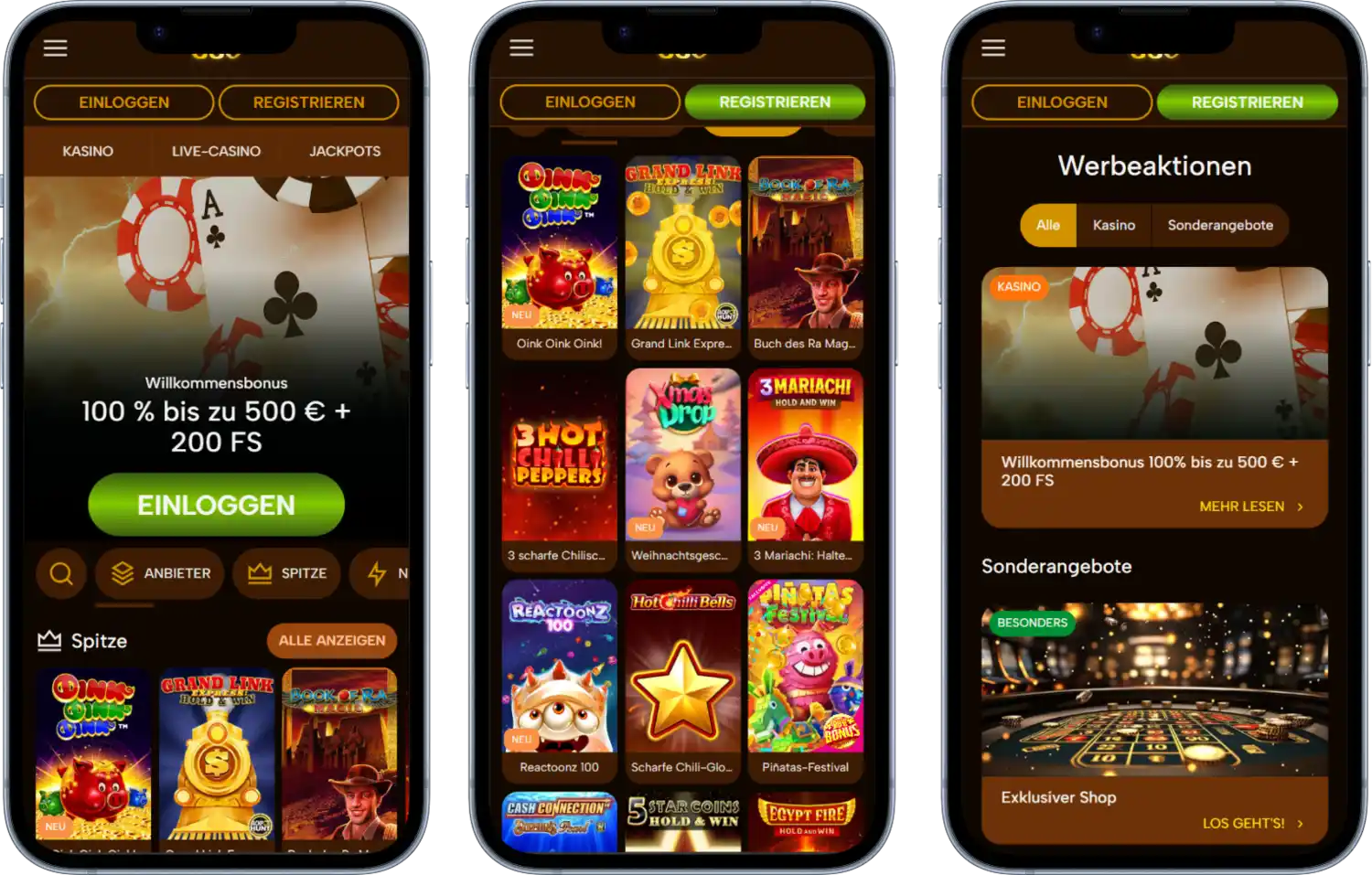 Strom Strike Casino mobil spielen